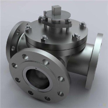 3cestný přírubový kulový ventil